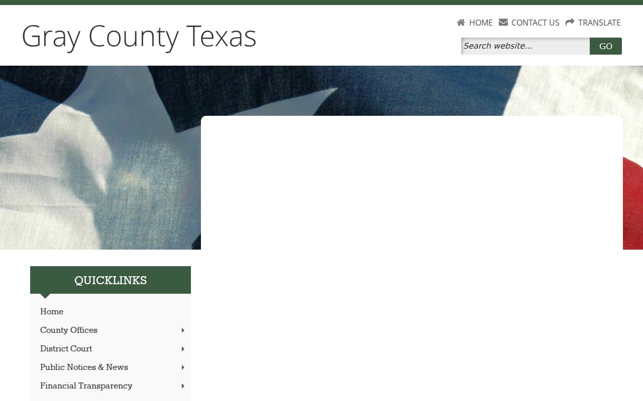 Gray County bench warrant County Court contact route
