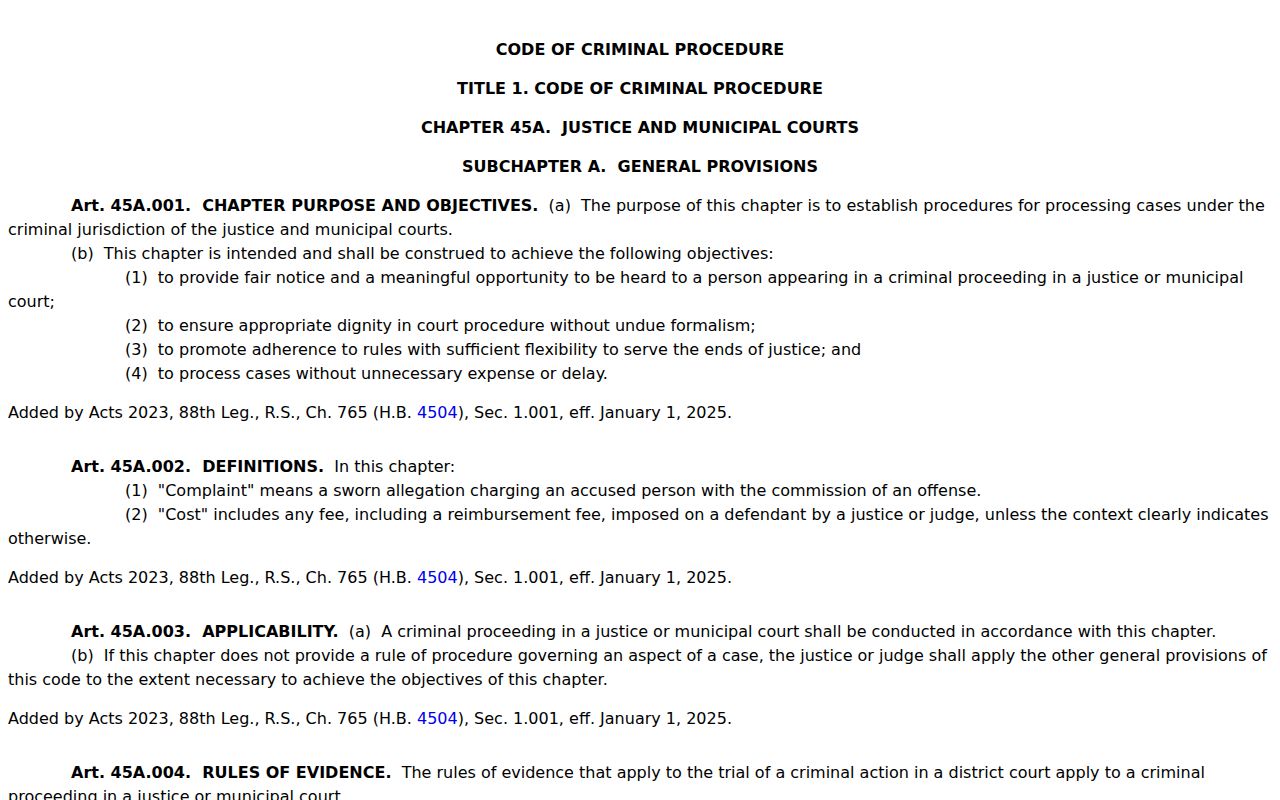 Gray County traffic warrant Texas justice and municipal court law